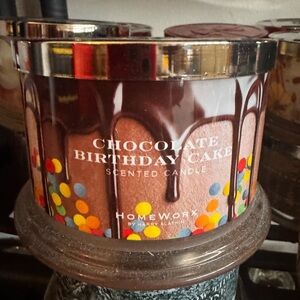 HomeWorx Chocolate Drizzle Scented Candle